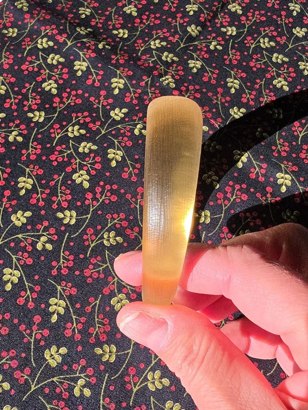 Alexis Bittar Lucite Gold Tapered Bangle Bracelet